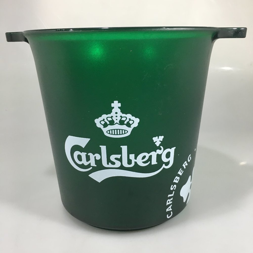 Carlsberg Copenhagen Beer Green Ice Bucket Acrylic